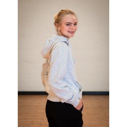 Hoodie med Taekwondo broderi