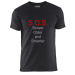 Trænings T-shirt 100% Polyester,Hvid,Small,Foran
