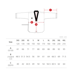 Mooto Challenger Dobok - Sortkrave