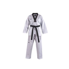 EasyFit Taekwondo dragt - sort krave