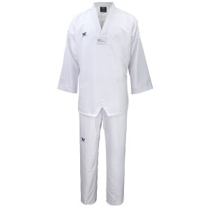 EasyFit Lite Taekowndo Dobok - Hvid krave