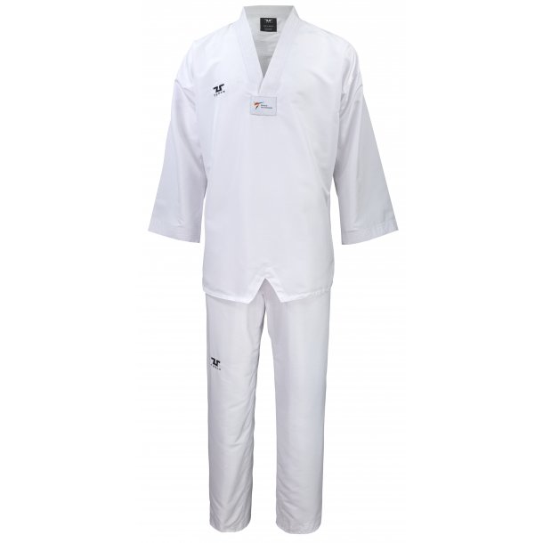  EasyFit Lite Taekowndo Dobok - Hvid krave
