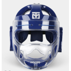 Taekwondo hjelm med fast visir