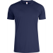 Trænings T-shirt 100% Polyester,Navy Blue,XS,Foran