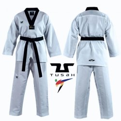 EasyFit Taekwondo dragt - sort krave