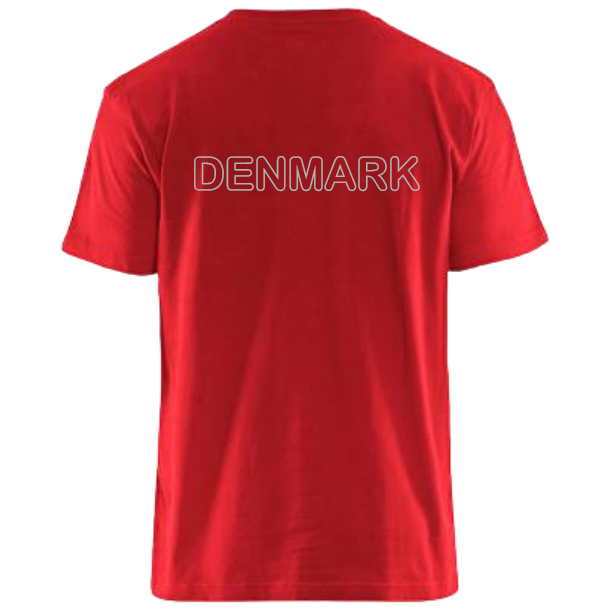 Clique aktive Outline Denmark t-shirt