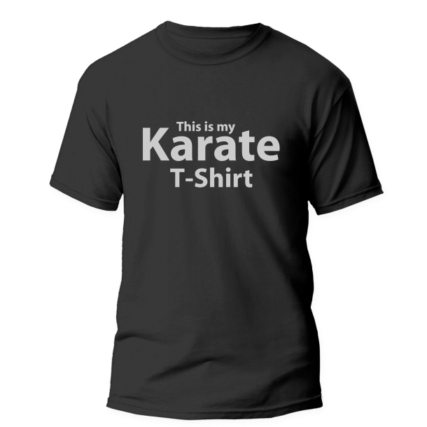This is my Karate T-Shirt