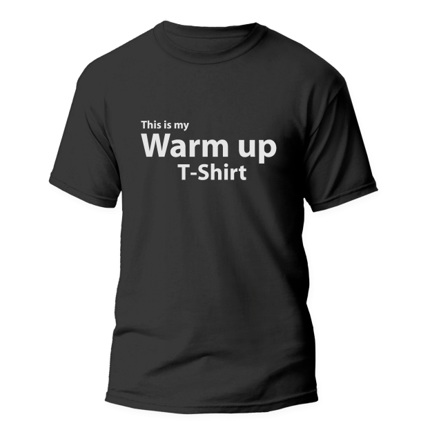 This is my Warm up T-Shirt